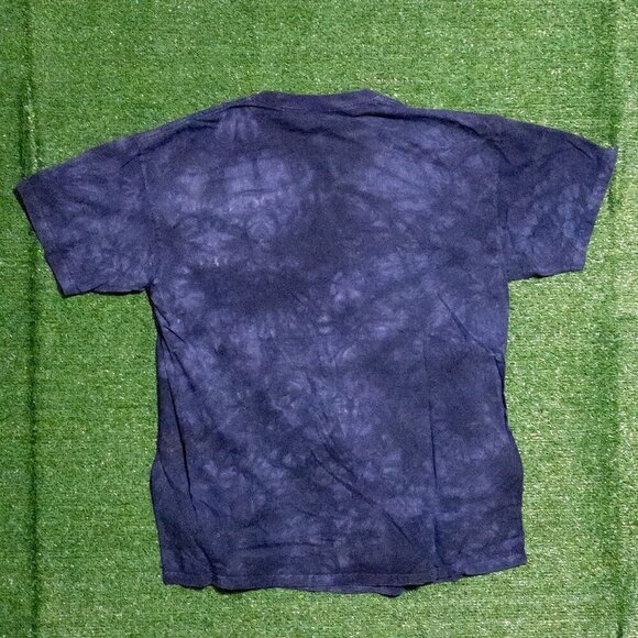 VINTAGE Y2K 1999 THE MOUNTAIN PUPPIES BLUE TIE DYE MARBLE MENS T SHIRT SIZE XXL - Picture 4 of 5